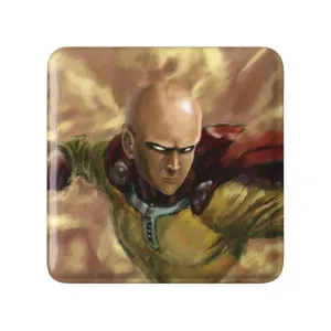 مگنت مربعی سایتاما انیمه مرد تک مشتی One Punch Man