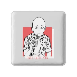 مگنت مربعی سایتاما انیمه مرد تک مشتی One Punch Man