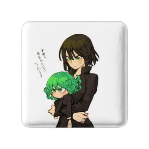 مگنت مربعی فوبوکی و تاتسوماکی انیمه مرد تک مشتی One Punch Man