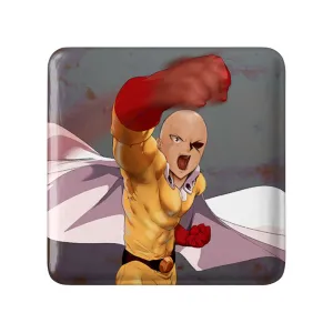 مگنت مربعی سایتاما انیمه مرد تک مشتی One Punch Man