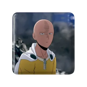 مگنت مربعی سایتاما انیمه مرد تک مشتی One Punch Man