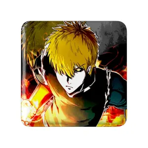 مگنت مربعی جنوس انیمه مرد تک مشتی One Punch Man