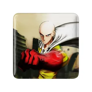 مگنت مربعی سایتاما انیمه مرد تک مشتی One Punch Man
