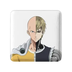 مگنت مربعی جنوس و سایتاما انیمه مرد تک مشتی One Punch Man