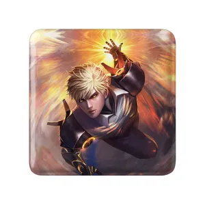 مگنت مربعی جنوس انیمه مرد تک مشتی One Punch Man