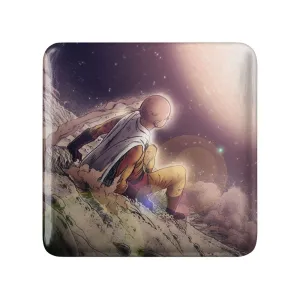مگنت مربعی سایتاما انیمه مرد تک مشتی One Punch Man