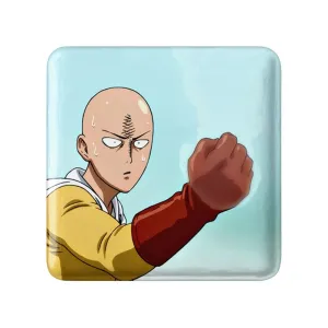 مگنت مربعی سایتاما انیمه مرد تک مشتی One Punch Man