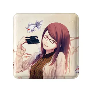 مگنت مربعی ریزه کامیشیرو انیمه توکیو غول Tokyo Ghoul