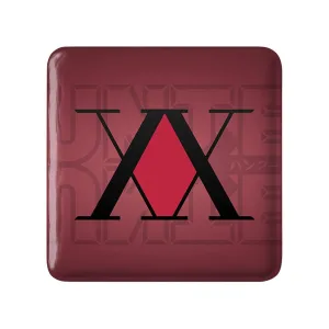 مگنت مربعی نماد شکارچی انیمه هانتر ایکس هانتر  Hunter × Hunter