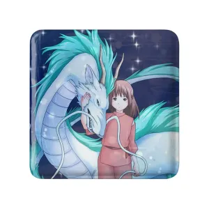 مگنت مربعی چیهیرو و هاکو انیمه شهر اشباح Spirited Away