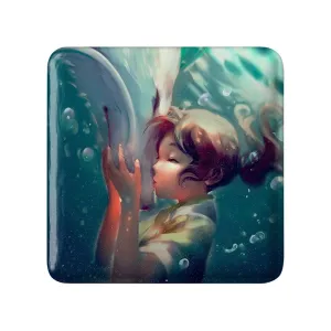 مگنت مربعی چیهیرو و هاکو انیمه شهر اشباح Spirited Away