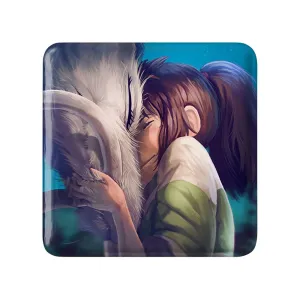 مگنت مربعی چیهیرو و هاکو انیمه شهر اشباح Spirited Away