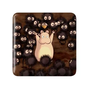 مگنت مربعی روح های محافظ رده پایین انیمه شهر اشباح Spirited Away