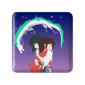 مگنت مربعی هاکو و چیهیرو انیمه شهر اشباح Spirited Away