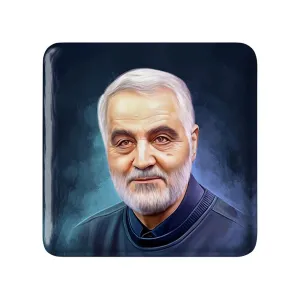 مگنت مربعی سردار قاسم سلیمانی