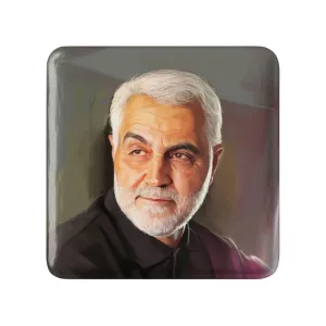 مگنت مربعی سردار قاسم سلیمانی