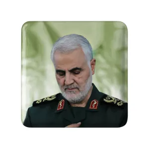 مگنت مربعی سردار قاسم سلیمانی