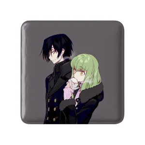 مگنت مربعی لولوش و سی سی انیمه کد گیاس Code Geass