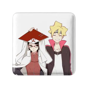 مگنت مربعی بوروتو و سارادا انیمه بوروتو Boruto