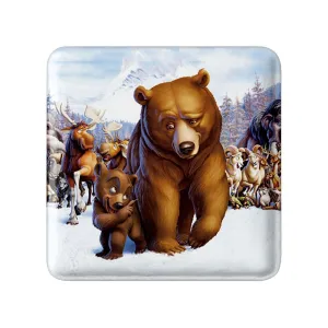 مگنت مربعی انیمیشن خرس برادر Brother Bear
