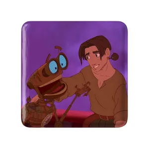 مگنت مربعی انیمیشن سیاره گنج Treasure Planet