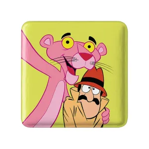 مگنت مربعی پلنگ صورتی Pink Panther