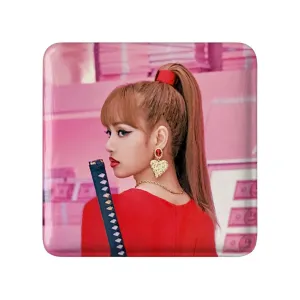 مگنت مربعی لیسا بلک پینک Black Pink
