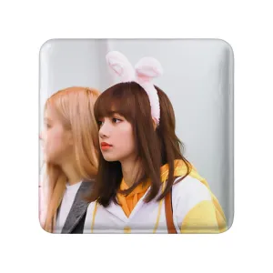 مگنت مربعی لیسا بلک پینک Black Pink