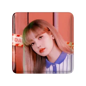 مگنت مربعی لیسا بلک پینک Black Pink
