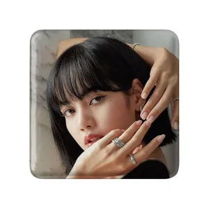 مگنت مربعی لیسا بلک پینک Black Pink