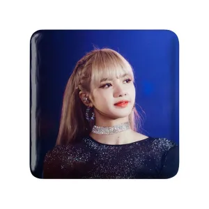 مگنت مربعی لیسا بلک پینک Black Pink