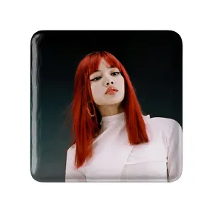 مگنت مربعی لیسا بلک پینک Black Pink
