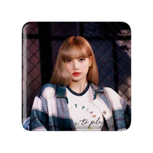 مگنت مربعی لیسا بلک پینک Black Pink