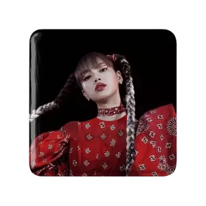 مگنت مربعی لیسا بلک پینک Black Pink
