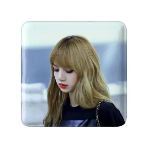 مگنت مربعی لیسا بلک پینک Black Pink