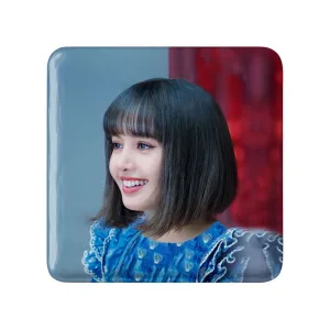 مگنت مربعی لیسا بلک پینک Black Pink