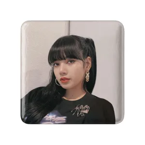 مگنت مربعی لیسا بلک پینک Black Pink