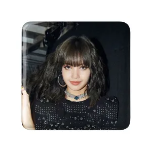 مگنت مربعی لیسا بلک پینک Black Pink
