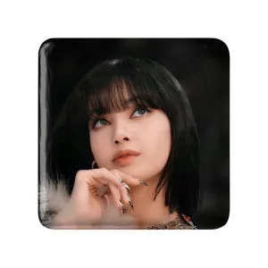 مگنت مربعی لیسا بلک پینک Black Pink