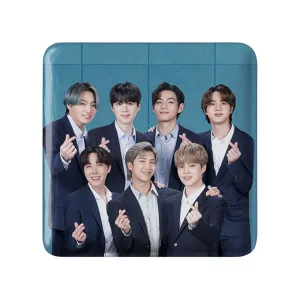 مگنت مربعی گروه بی تی اس BTS