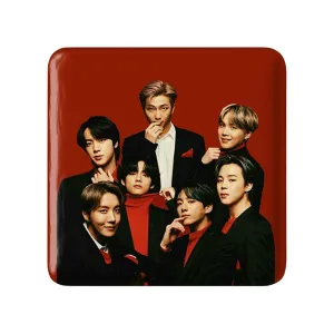 مگنت مربعی گروه بی تی اس BTS