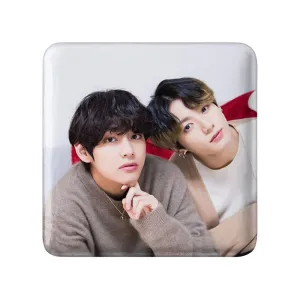 مگنت مربعی تهیونگ و جونگ کوک ویکوک گروه بی تی اس BTS