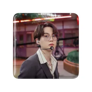 مگنت مربعی شوگا Suga گروه بی تی اس BTS