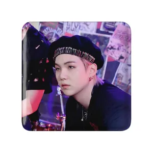 مگنت مربعی شوگا Suga گروه بی تی اس BTS
