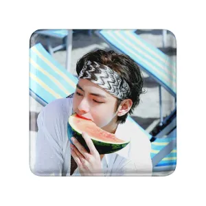 مگنت مربعی تهیونگ وی Taehyung گروه بی تی اس BTS