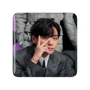 مگنت مربعی تهیونگ وی Taehyung گروه بی تی اس BTS
