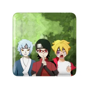 مگنت مربعی سارادا و بوروتو و میتسوکی انیمه بوروتو Boruto