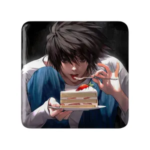 مگنت مربعی ال انیمه دفترچه مرگ Death Note