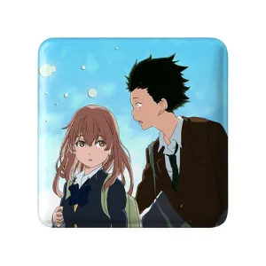 مگنت مربعی شوکو نیشیمیا و شویا ایشیدا انیمه سایلنت ویس A Silent Voice