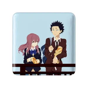 مگنت مربعی شوکو نیشیمیا و شویا ایشیدا انیمه سایلنت ویس A Silent Voice